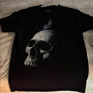 Black Skull Graphic T-Shirt